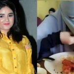 Former actress Zaira Wasim, renowned for her performances in films like Dangal and The Sky Is Pink, recently took to Twitter to express her support for a woman pictured eating in a niqab. Zaira emphasized that her decision to eat while wearing a niqab is entirely her own, and she attended a wedding where she ate similarly.