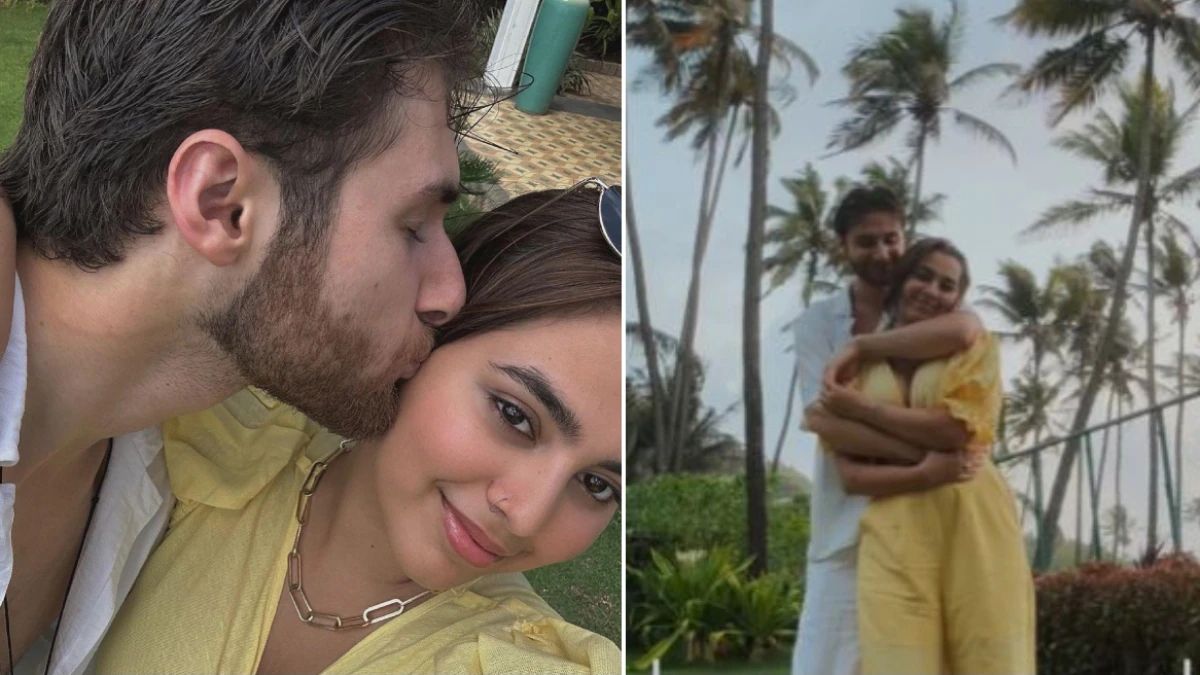 Aaliyah Kashyap, the daughter of renowned filmmaker Anurag Kashyap, commemorated her 3-year relationship milestone with Shane Gregoire in Goa. The couple, who recently got engaged, celebrated their special occasion in a picturesque Goan setting. Take a look at the delightful pictures from their celebration.