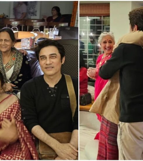 Aamir Khan was spotted posing happily with his brother Faisal Khan and sisters Farhat and Nikhat at their mother Zeenat Hussain's 89th birthday celebration. The family pictures have surfaced, showcasing their joyous moments together.