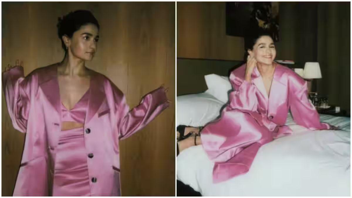 Alia Bhatt looks absolutely adorable in her all-pink outfit as she drops jet-lagged pictures from Sao Paulo, Brazil, where she is attending the Netflix Tudum 2023 event. The actress is all set for the trailer launch of her upcoming Hollywood debut film Heart Of Stone, where she will be seen alongside Gal Gadot. Take a sneak peek at Alia's cute Barbie look before the highly anticipated trailer release.