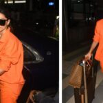 Bollywood diva Deepika Padukone turned heads at Mumbai Airport as she left for Hyderabad to shoot for her upcoming film, Project K. Dressed in a chic beige-colored tracksuit, the actress looked effortlessly stylish. Get all the details about her departure and the highly anticipated movie.