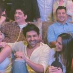 Kiara Advani and Kartik Aaryan celebrated the grand success of the Satyaprem Ki Katha trailer at producer Sajid Nadiadwala's residence. The team gathered for a joyous celebration, and inside pictures from the event capture the happy moments shared by the team. Take a look at the pictures and witness the excitement surrounding the highly anticipated film.