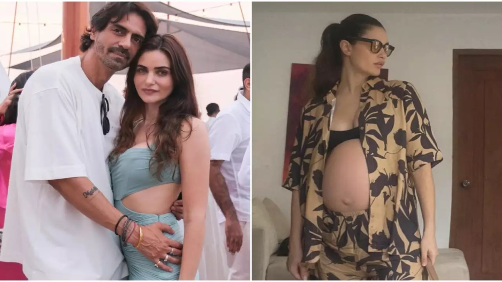 Arjun Rampal's girlfriend Gabriella Demetriades, who is expecting their second child, recently took a stand against a netizen who made a derogatory comment about her unmarried status. Read more to know how she responded and garnered support from fans.