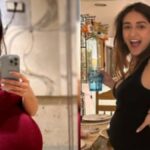 Actress Ileana D'Cruz, expecting her first child, delights fans with her funny pregnancy workout routine. Check out her latest exercise, which involves putting on workout tights, as she prepares to embrace motherhood with excitement.