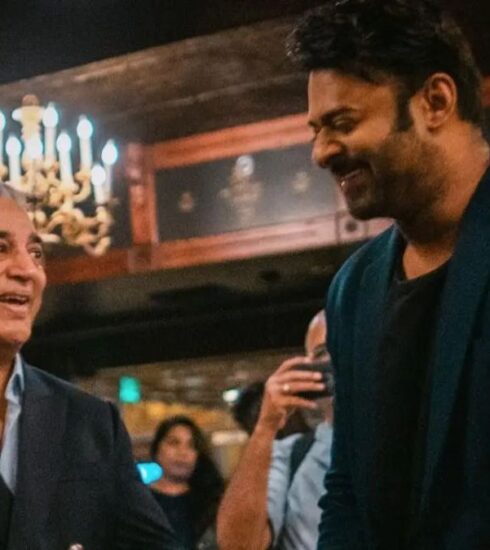 Kamal Haasan and Prabhas, the renowned South superstars, were captured at a dazzling get-together celebrating their upcoming sci-fi epic 'Project K.' The event anticipates the grand reveal at the San Diego Comic-Con, attended by an array of actors and filmmakers from both Indian and international circuits.