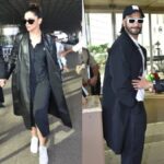 Ranveer Singh, the popular Bollywood star, caught everyone's attention with his fashionable all-black outfit as he arrived at Mumbai airport after a foreign trip. The actor's airport look, consisting of a black leather jacket, matching t-shirt, joggers, and contrasting white sneakers, showcased his signature style. Ranveer is currently gearing up for the release of his upcoming film "Rocky Aur Rani Kii Prem Kahani" and has several exciting projects lined up.