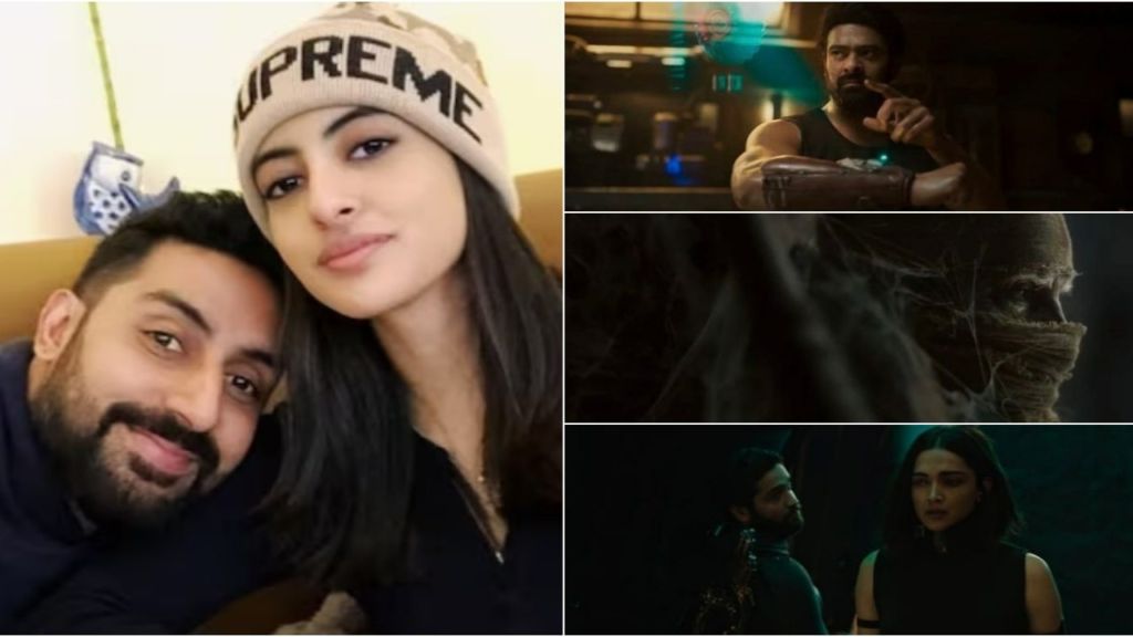 Earlier today, Abhishek Bachchan and Navya Naveli Nanda expressed their admiration for the first glimpse of Amitabh Bachchan, Prabhas, and Deepika Padukone's upcoming film, Kalki 2898 AD. The futuristic Indian cinema promises to captivate audiences with its rich storytelling and unique elements