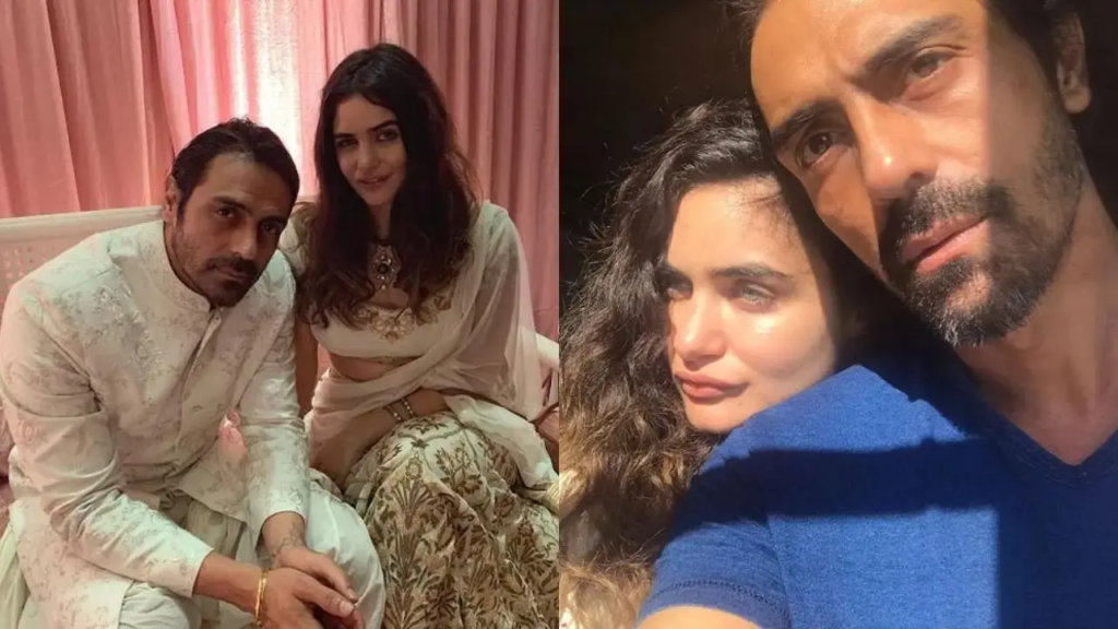 Arjun Rampal's girlfriend, Gabriella Demetriades, took to social media to share a tiny glimpse of their newborn son cuddling up with the actor. The couple welcomed their second baby boy on July 20, and Gabriella expressed her gratitude to well-wishers. 