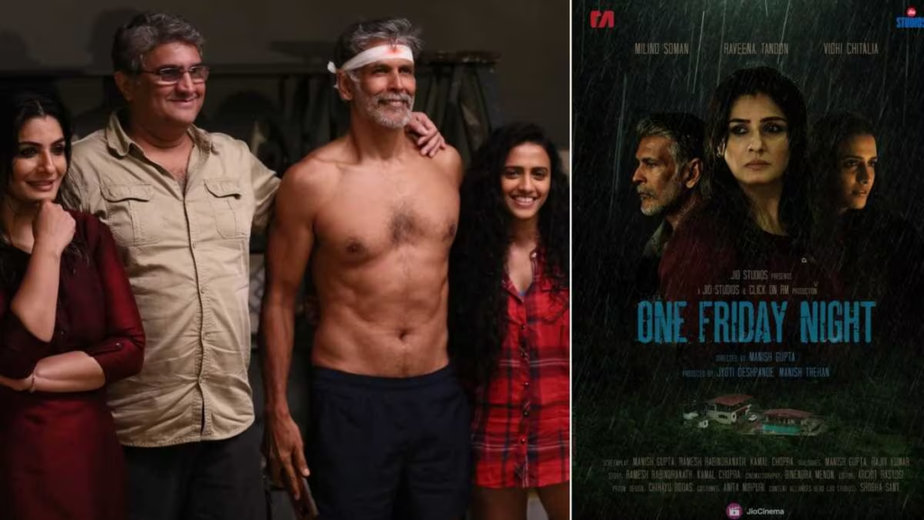 Read the review of 'One Friday Night,' starring Raveena Tandon, Milind Soman, and Vidhi Chitalia. Directed by Manish Gupta, the film, now streaming on Jio Cinema, disappoints with its amateur writing, weak execution, and unconvincing performances.

