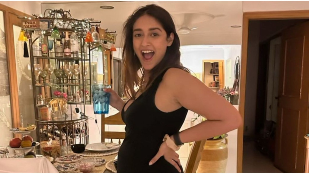 Actress Ileana D'Cruz, expecting her first child, delights fans with her funny pregnancy workout routine. Check out her latest exercise, which involves putting on workout tights, as she prepares to embrace motherhood with excitement.