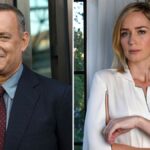 Emily Blunt reflects on her discomfort filming an intimate scene with Tom Hanks due to their age gap in the movie "Charlie Wilson's War."