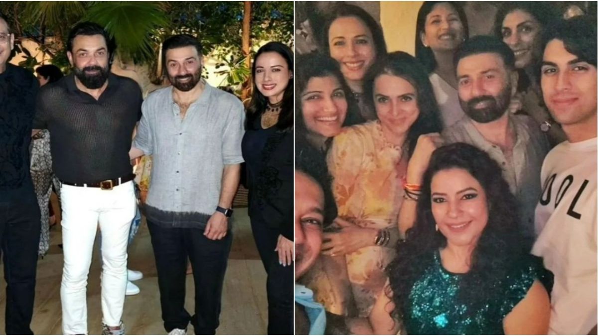 Inside pictures from the Gadar 2 success party held at Deol residence showcase the Deol family's celebration of the film's success. Sunny Deol, Bobby Deol, and their parents Dharmendra and Prakash Kaur are seen posing and enjoying with guests. The event included dancing to the song "Main Nikla Gaddi Leke." Gadar 2, starring Sunny Deol and Ameesha Patel, has achieved remarkable box office success, entering the Rs 450 crore club.