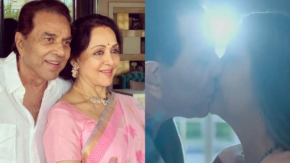 Bollywood legend Hema Malini, 74, candidly discusses her willingness to perform a kissing scene like husband Dharmendra, citing relatability and film context.