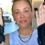 Kaley Cuoco, known for 'Big Bang Theory,' reveals her carpal tunnel syndrome due to holding her baby. Learn about her workout adaptation for recovery.