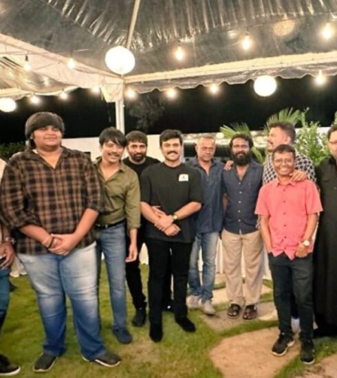 A perfect frame captures Ram Charan, Lokesh Kanagaraj, Vignesh Shivan, and Vikram in a rare and cherished moment at director Shankar's birthday party. The viral photo showcases the camaraderie among top South Indian celebrities, providing a glimpse into the star-studded event and their shared memories.