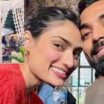 "Athiya Shetty and KL Rahul's Ganesh Chaturthi celebration: Check out their heartwarming ethnic outfits and adorable moments that left fans smiling."