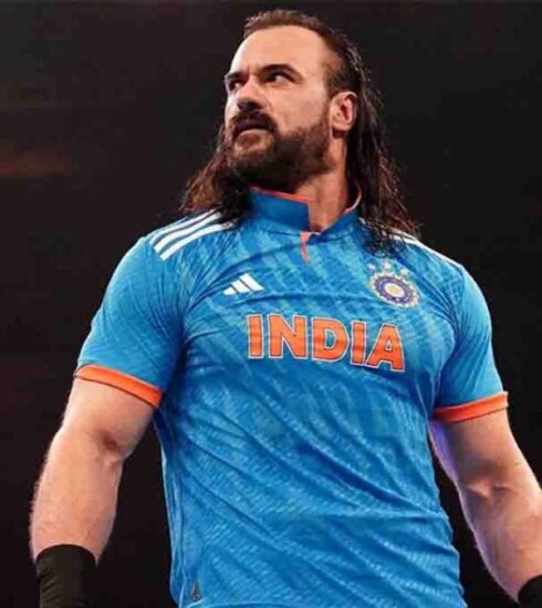 "WWE's Drew McIntyre's support for Team India ahead of ICC World Cup 2023 has ignited a fan frenzy. Discover the heartwarming gesture that won the hearts of cricket and wrestling enthusiasts."