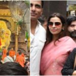 "Bollywood director Farah Khan recently visited Lalbaugcha Raja with Sonu Sood, and her response to a viral mobbing incident during the visit is making headlines."