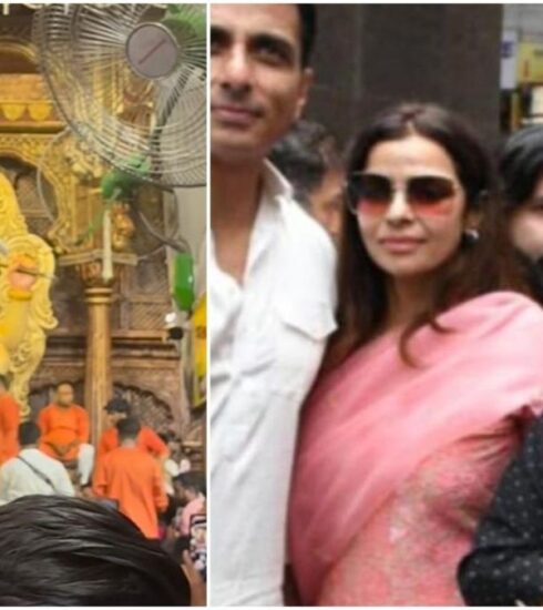 "Bollywood director Farah Khan recently visited Lalbaugcha Raja with Sonu Sood, and her response to a viral mobbing incident during the visit is making headlines."