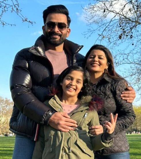 Prithviraj Sukumaran celebrates daughter Ally's 9th birthday with a touching note and family photo, expressing his love and admiration for her.