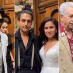 A recent photo from the wedding celebration of Ruhaan Kapoor and Manukriti Pahwa has emerged, showcasing the presence of Bollywood celebrities including Shahid Kapoor, Mira Rajput, and Pankaj Kapur. Explore the star-studded event that brought these luminaries together to celebrate love.