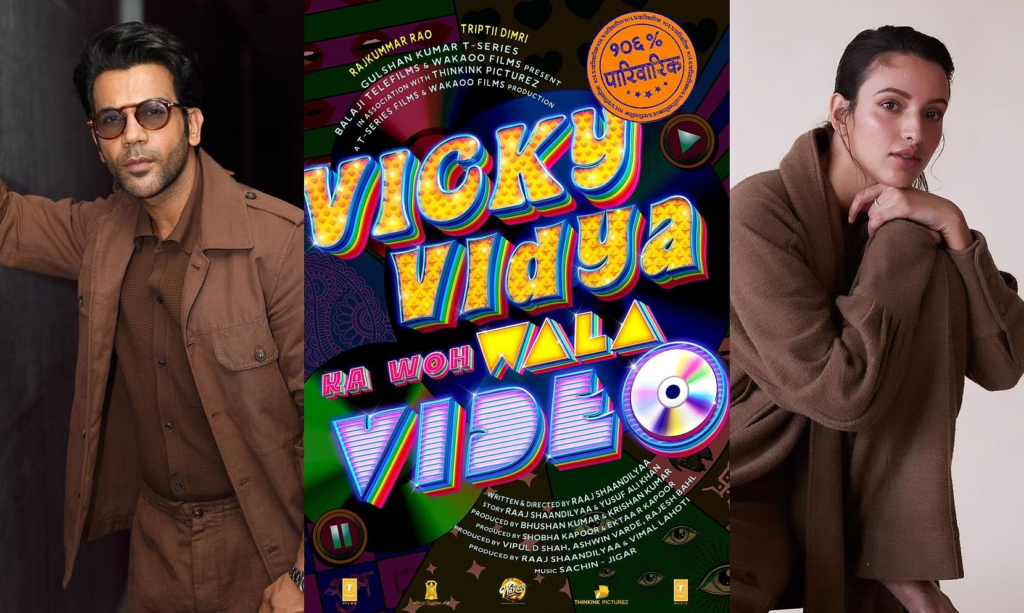 "Rajkummar Rao and Triptii Dimri are set to bring 90s magic back in 'Vicky Vidya Ka Woh Wala Video.' Explore their exciting on-screen collaboration."
