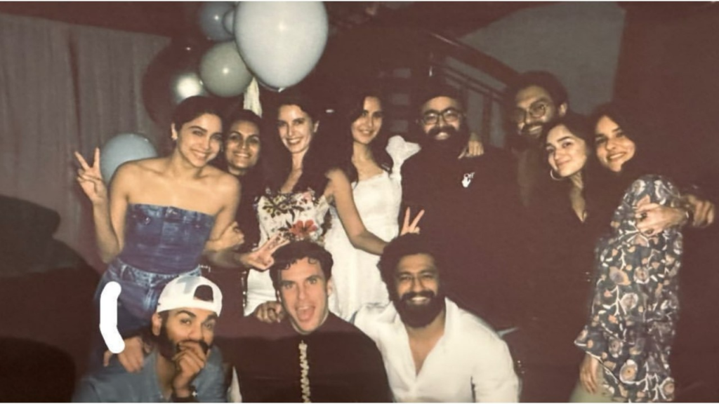 "Sunny Kaushal celebrates his 34th birthday with brother Vicky and parents, while Katrina Kaif's absence sparks curiosity."
