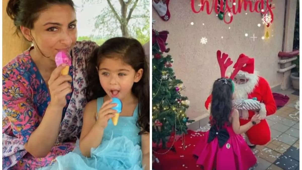 Inaaya Naumi Kemmu's 6th birthday celebration brings joy with pink decor and surprise gifts. Soha Ali Khan shares the magical moment.