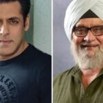 "Angad Bedi's touching response to Salman Khan in the style of 'Tiger Zinda Hai' following the loss of his father, Bishan Singh Bedi."