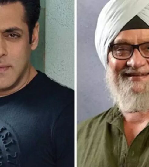 "Angad Bedi's touching response to Salman Khan in the style of 'Tiger Zinda Hai' following the loss of his father, Bishan Singh Bedi."