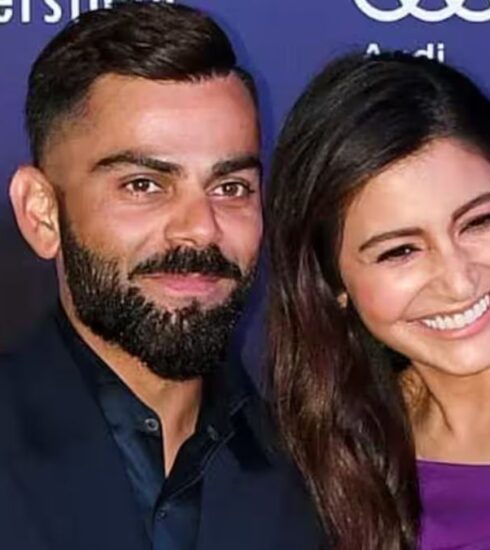 Anushka Sharma shows her support for Virat Kohli in Ahmedabad, joining cricket icons Sachin Tendulkar and Dinesh Karthik.