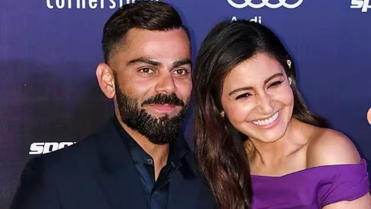 Anushka Sharma shows her support for Virat Kohli in Ahmedabad, joining cricket icons Sachin Tendulkar and Dinesh Karthik.
