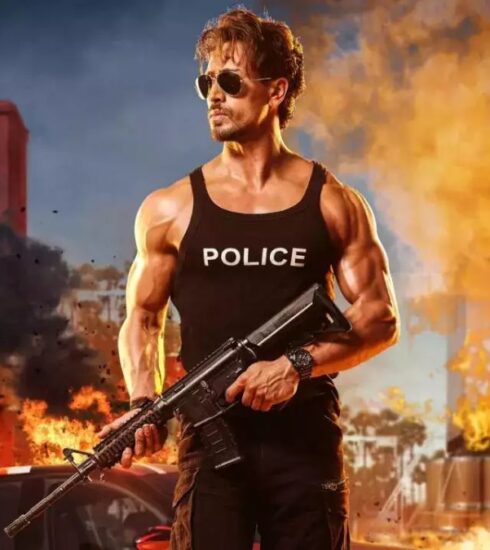 "Ajay Devgn and Ranveer Singh welcome Tiger Shroff as ACP Satya in 'Singham Again.' Check out his captivating first look!"