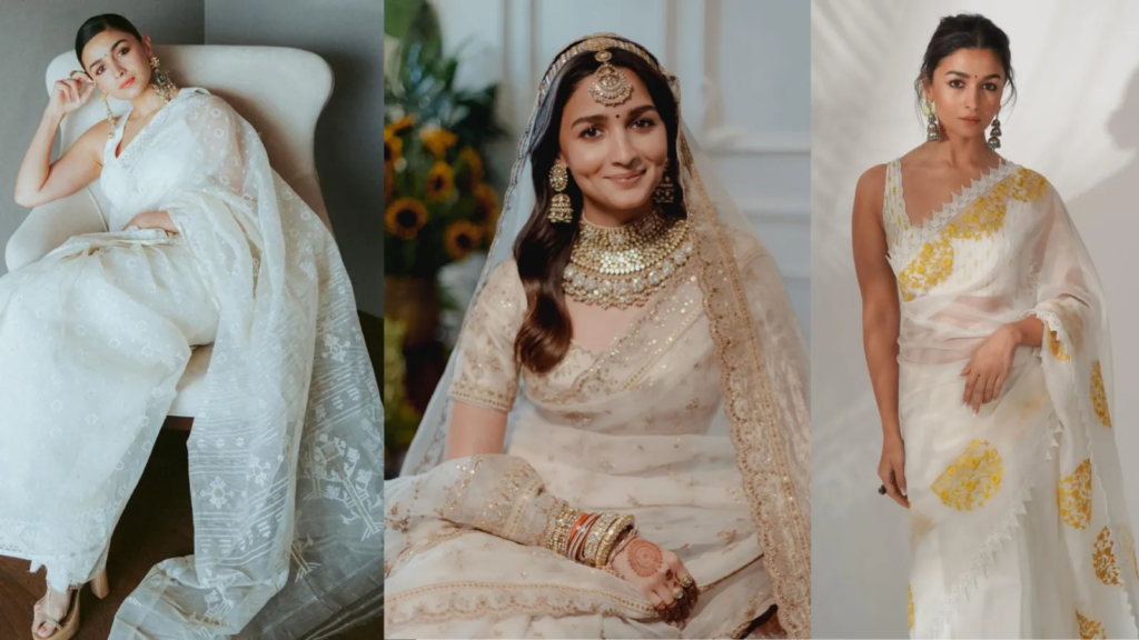 "Alia Bhatt's wedding attire choice surprised many. Find out why the Bollywood star opted for a comfortable saree over a traditional lehenga."
