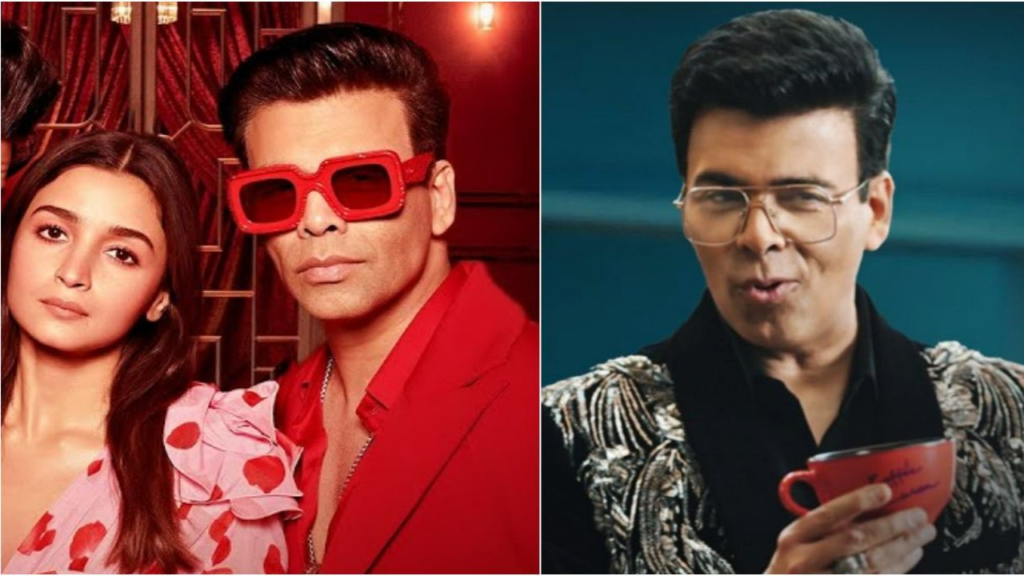 Karan Johar shares a glimpse of the upcoming Koffee with Karan Season 8 set, building excitement for the talk show's return and rumored celebrity guests.
