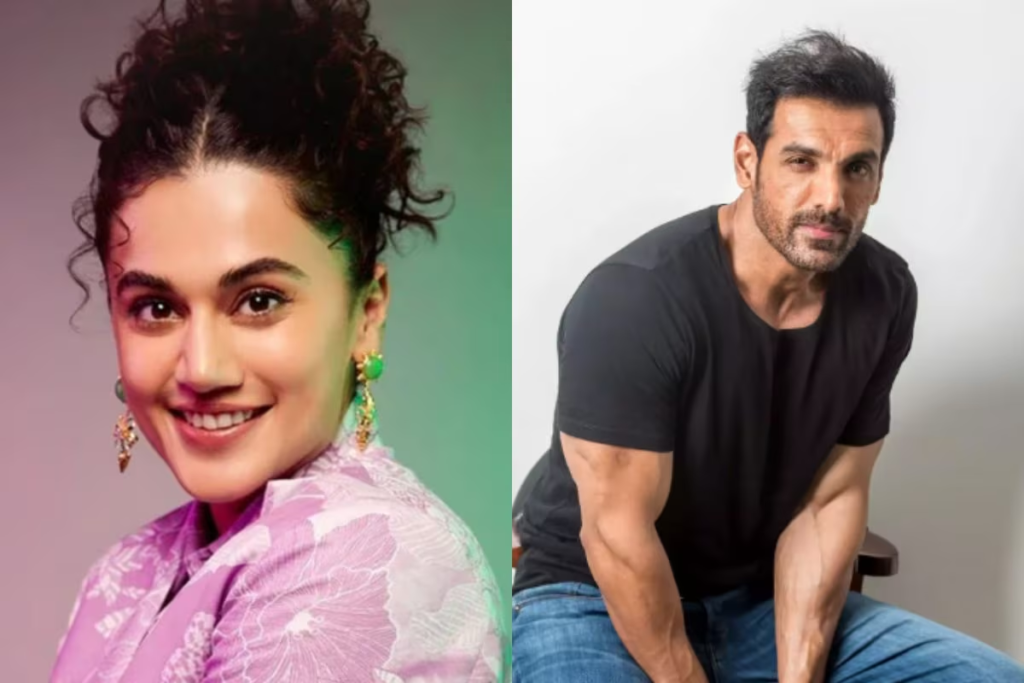 John Abraham extends his support to Taapsee Pannu's "Dhak Dhak" production, emphasizing the importance of women in the film industry.