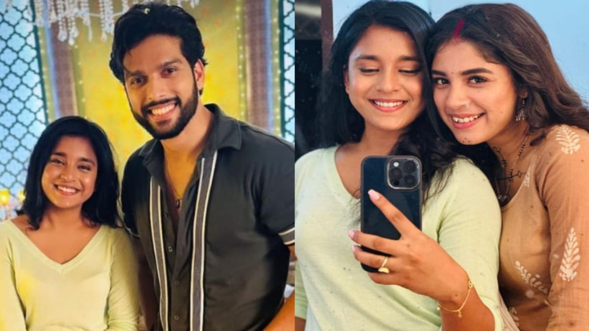 "Bigg Boss 16's Sumbul Touqeer revisits Imlie, sharing joyous moments with Sai Ketan Rao and Adrija Roy. A nostalgic journey through three generations of the beloved TV series."