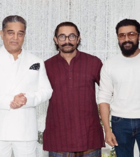 Iconic actors Aamir Khan, Suriya, Shivarajkumar, and Kamal Haasan steal the show at Kamal Haasan's 69th birthday celebration. See their stylish photos here.