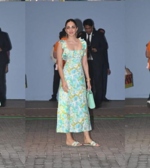 "Kiara Advani turns heads in a Rs. 77K blue dress, showcasing casual elegance at Isha Ambani's twins' birthday. Dive into the details of her effortlessly chic ensemble."