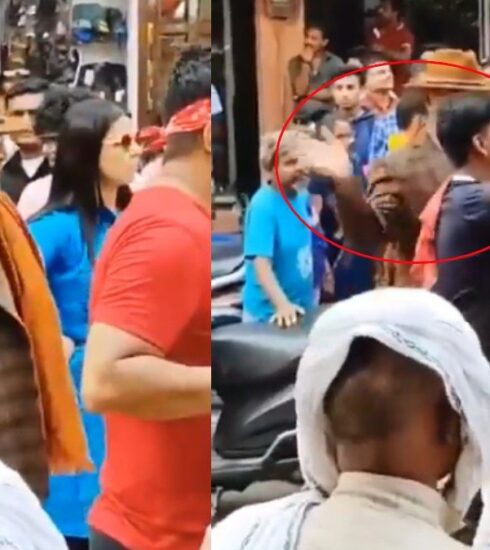 "Actor Nana Patekar creates a stir as he slaps a fan interrupting his Varanasi film shoot. Internet reacts to the viral video of the incident during 'Journey' shooting."