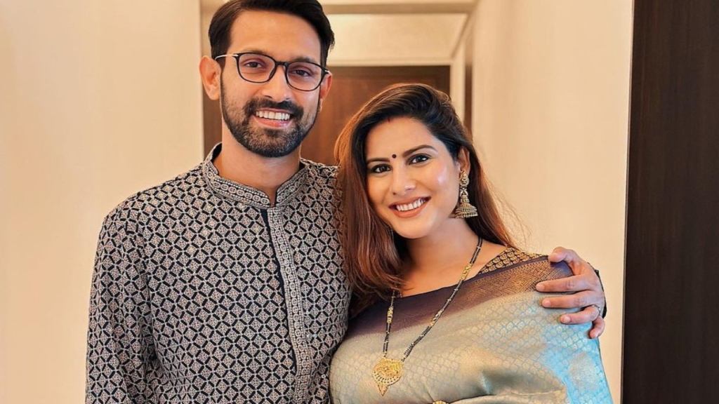  "Pregnant Sheetal Thakur and Vikrant Massey's Karwa Chauth 2023 celebration was a heartwarming affair. Explore their special moments and photos on this auspicious occasion."