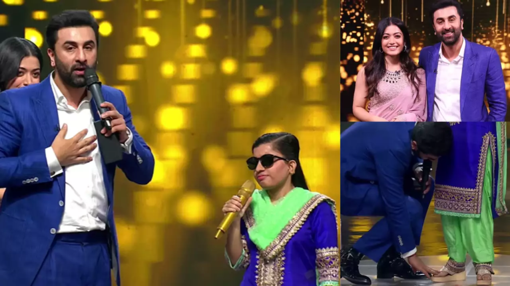 "Join Ranbir Kapoor and Shreya Ghoshal in a heartwarming moment on Indian Idol 14 as Ranbir reveals the songs he sings for his daughter Raha. Adorable baby playlist shared!"
