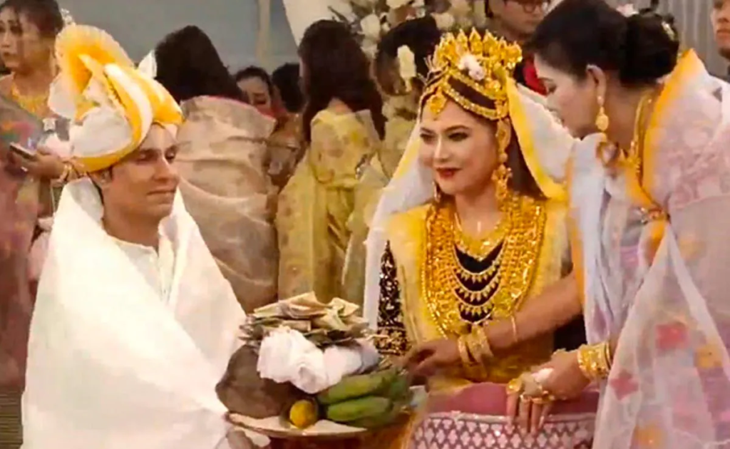 "Randeep Hooda and Lin Laishram's enchanting Meitei wedding in Imphal has Bollywood pouring in wishes. Priyanka Chopra, Vijay Varma, Neena Gupta, and others congratulate the newlyweds on their magical union."