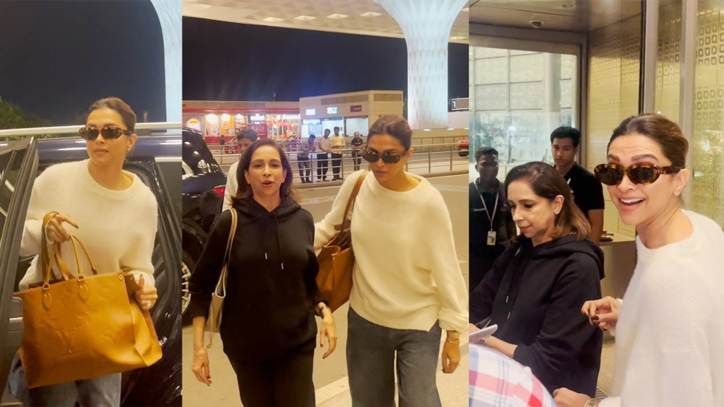  Explore Deepika Padukone's latest airport style alongside mother Ujjala. Exclusive pictures and a sneak peek into the Bollywood star's upcoming projects.
