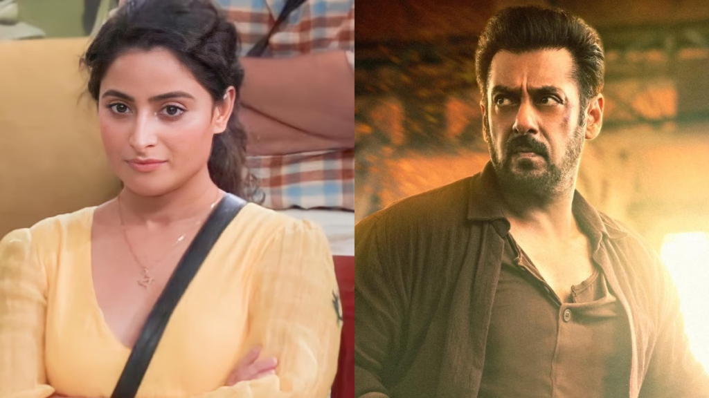 "In a dramatic Weekend Ka Vaar, Salman Khan addresses Aishwarya Sharma's conduct towards husband Neil Bhatt, sparking social media reactions and anticipation."

