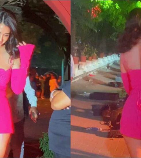 "Discover the elegance of Disha Patani's candy-pink mini-dress that captivated hearts. A fashion icon's statement, redefining allure and sophistication."