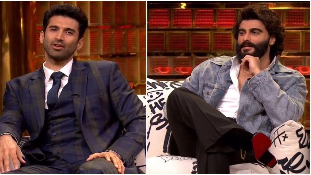 "In the latest Koffee With Karan 8 promo, Aditya Roy Kapur responds to Arjun Kapoor's unexpected revelation about doing 'Aashiqui' with Shraddha Kapoor and Ananya Panday in a lift."