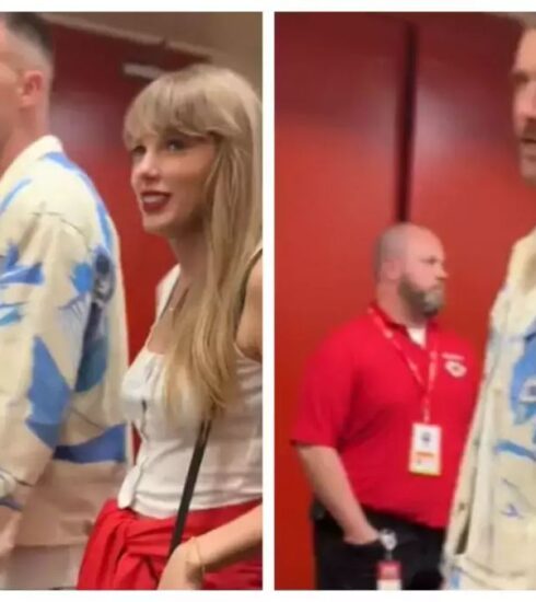 "Taylor Swift couldn't hide her emotions at the Chiefs vs. Patriots game as boyfriend Travis Kelce took a fall, sparking controversy and engagement rumors."