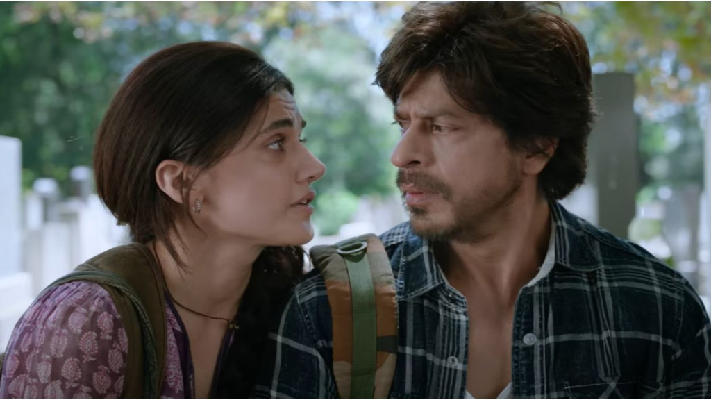 "Experience the poignant separation in Shah Rukh Khan's Dunki through the new track 'Main Tera Rasta Dekhunga.' SRK's longing for Taapsee Pannu beautifully portrayed."
