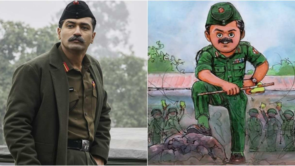 "Amul's creative nod to Vicky Kaushal's Sam Bahadur sparks joy. Read how the actor responded to the 'makkhan validation' and the film's recent success."
